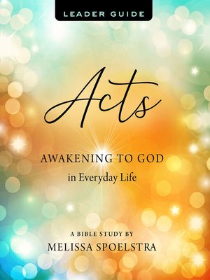 cover image of Acts--Women's Bible Study Leader Guide